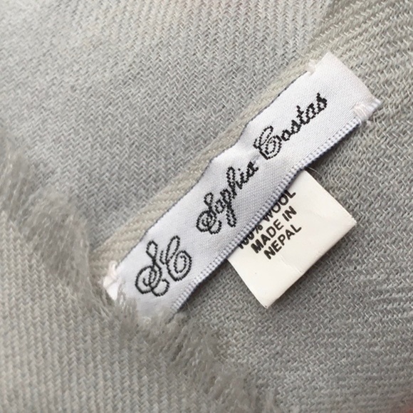 Wool Elephant Long Rectangular Wrap Palatine Scarf - Picture 15 of 16